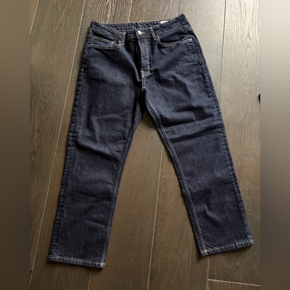 Zara Indigo Denim Trousers